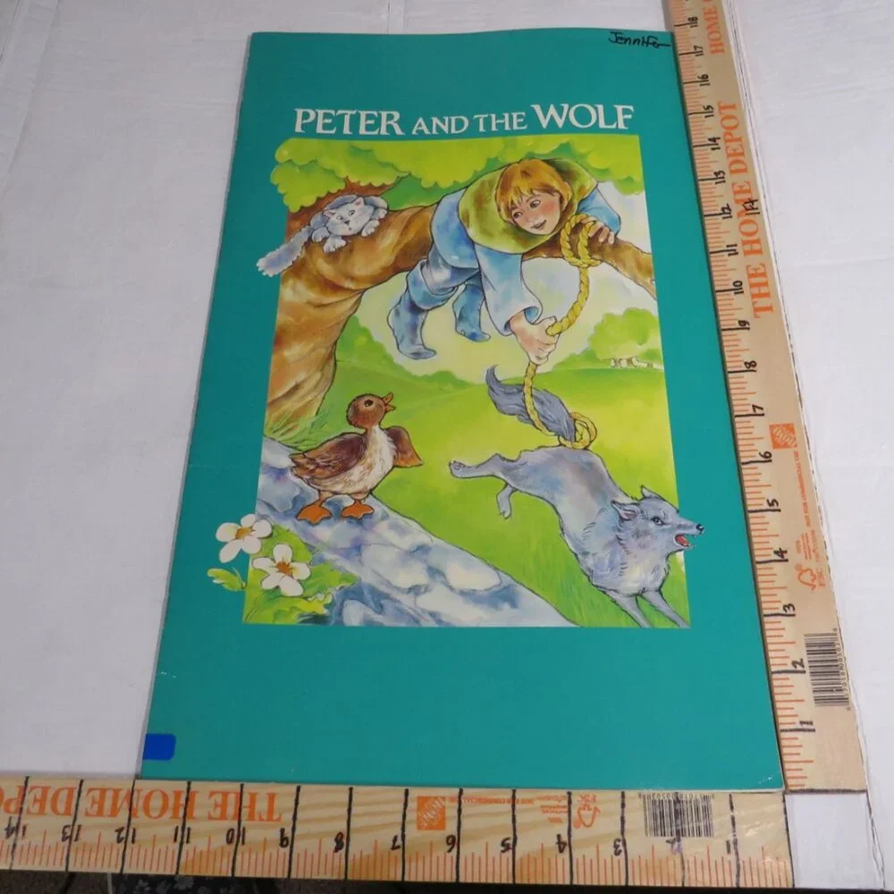 Peter and the Wolf BIG BOOK (almost 2 feet tall) Classroom Size